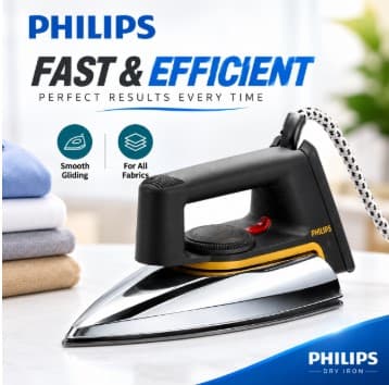 Philips HD1172 Dry Iron 1000W