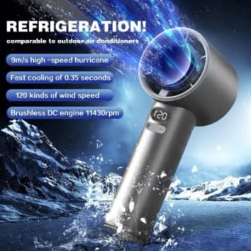 M11 Handheld Bladeless Mini Fan (Model: NL-619)